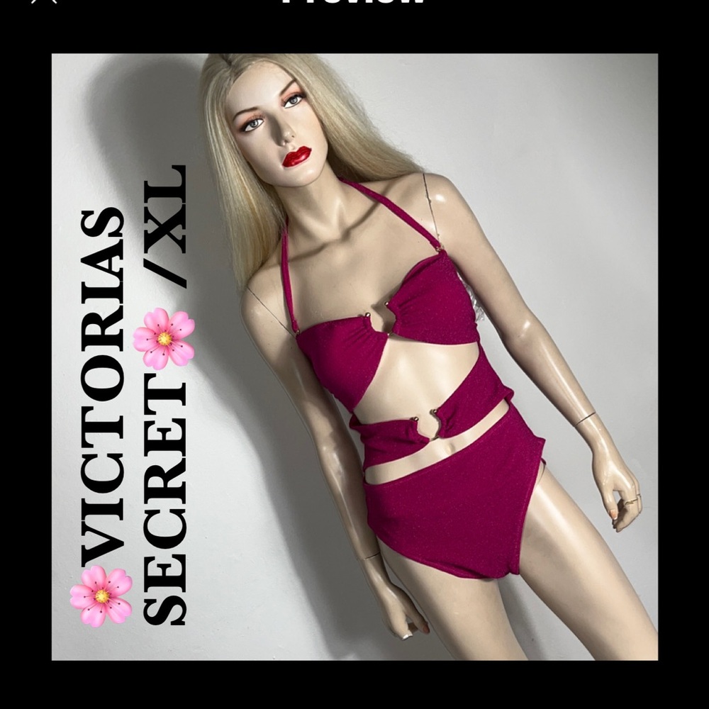 Victoria's Secret Fuchsia One Piece Bathing Suit